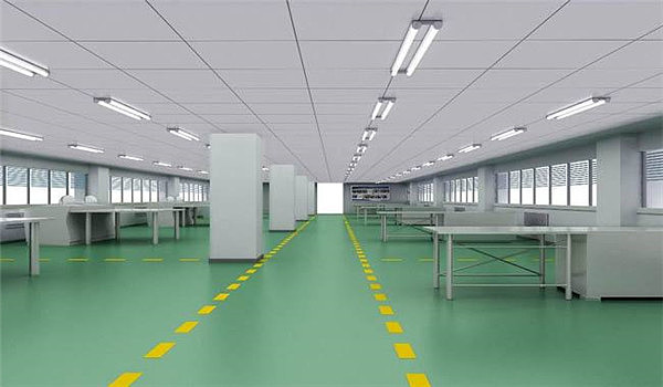 上海奉賢南橋凈化廠房裝修實(shí)景圖